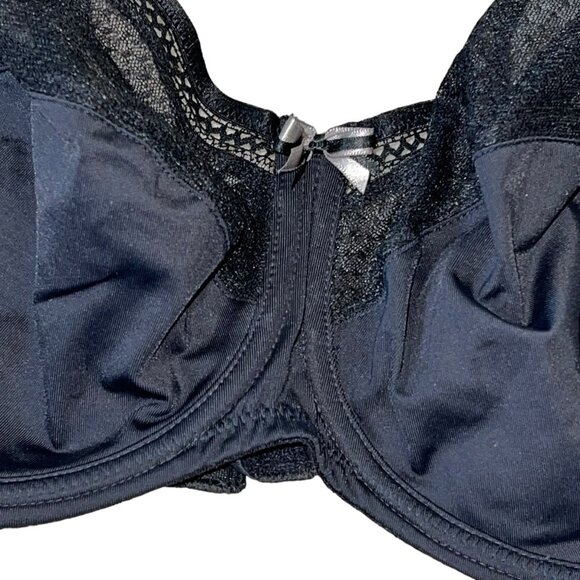 Wacoal Fine Form Full Figure Bra 36DD 855239 Black - Picture 3 of 5